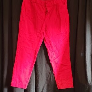 Faded Glory Bright Red Chinos